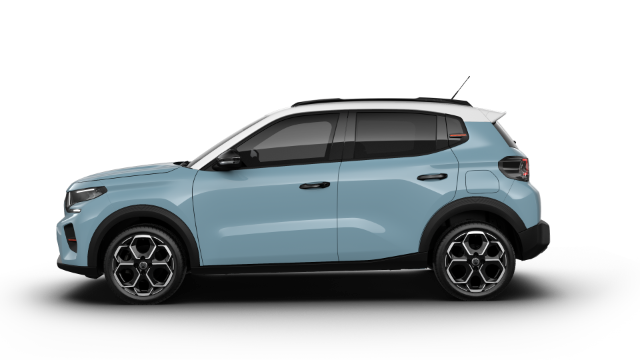 Citroen C3 блакитного кольору